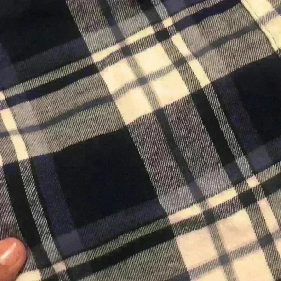 Old Navy Oversized Plaid Flannel Boyfriend Tunic - Picture 4 of 4